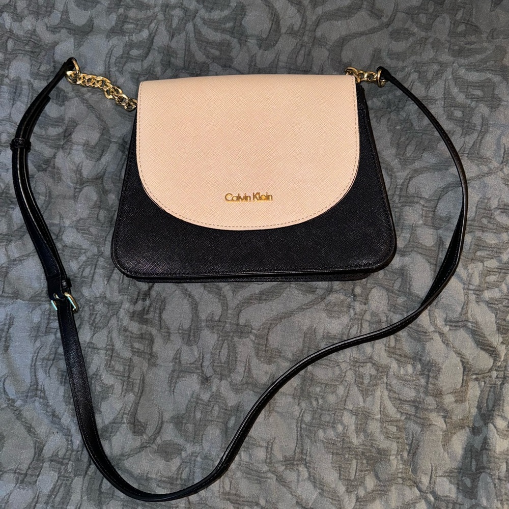 Calvin Klein leather crossbody bag